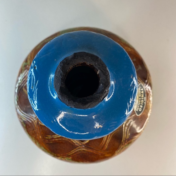 Dryden Potter’s Wheel Drip Colorful Paint Glazed Vase - Picture 4 of 7